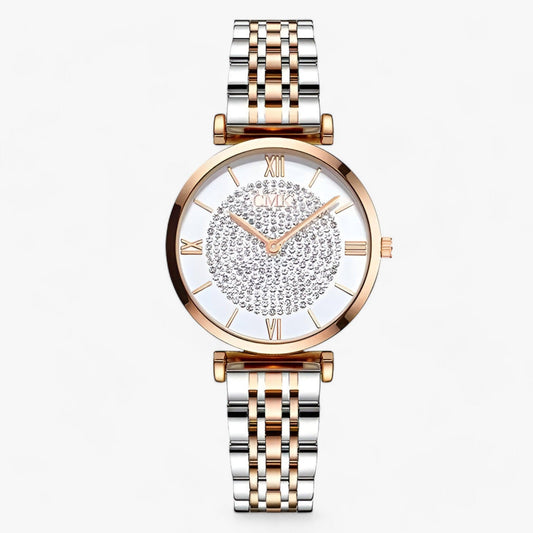 Luxury Stainless Steel Women's Watch Elegant Minimalist Dress Timepiece