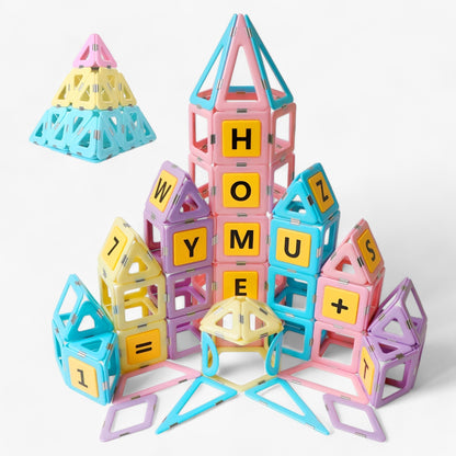 Magnetic Building Blocks STEM Toy Set Creative Educational Construction Tiles