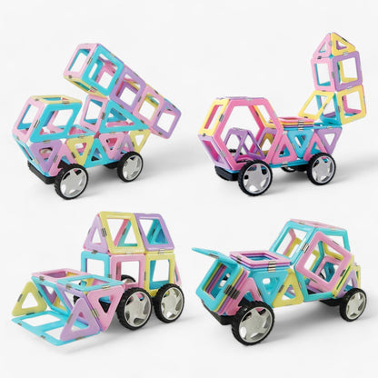 Magnetic Building Blocks STEM Toy Set Creative Educational Construction Tiles