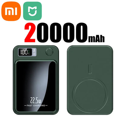 Magnetic Wireless Power Bank Fast Charging Compact Design