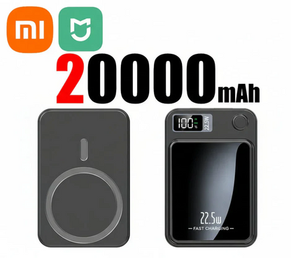Magnetic Wireless Power Bank Fast Charging Compact Design
