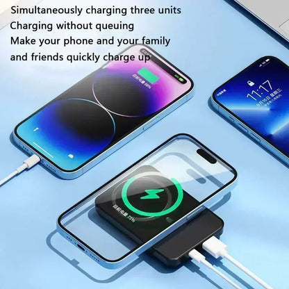 Magnetic Wireless Power Bank Fast Charging Compact Design