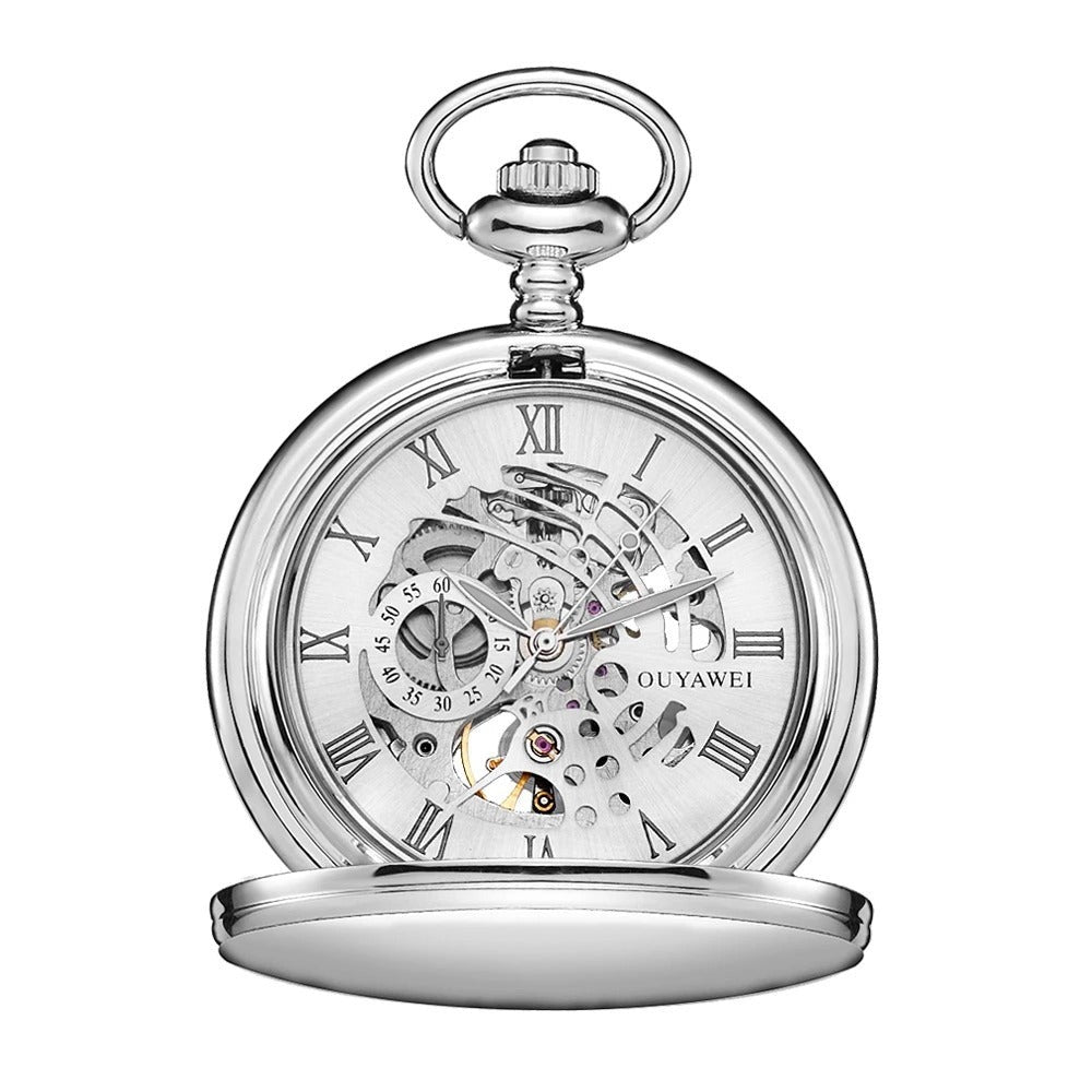 Mechanical Luxury Pocket Watch Classic Vintage Style Manual Wind Timepiece