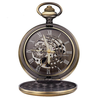 Mechanical Luxury Pocket Watch Classic Vintage Style Manual Wind Timepiece