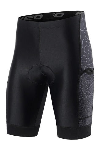 Men's Cycling Shorts Breathable Mesh Gel Pad Shock Absorbing