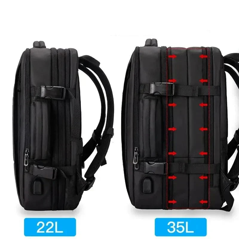Men’s Waterproof Anti-Theft Business Backpack – 15.6 Inch Laptop Travel Rucksack