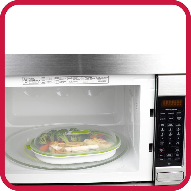 Microwave Steam Cooker Fast Steamer for Vegetables Grains and Protein