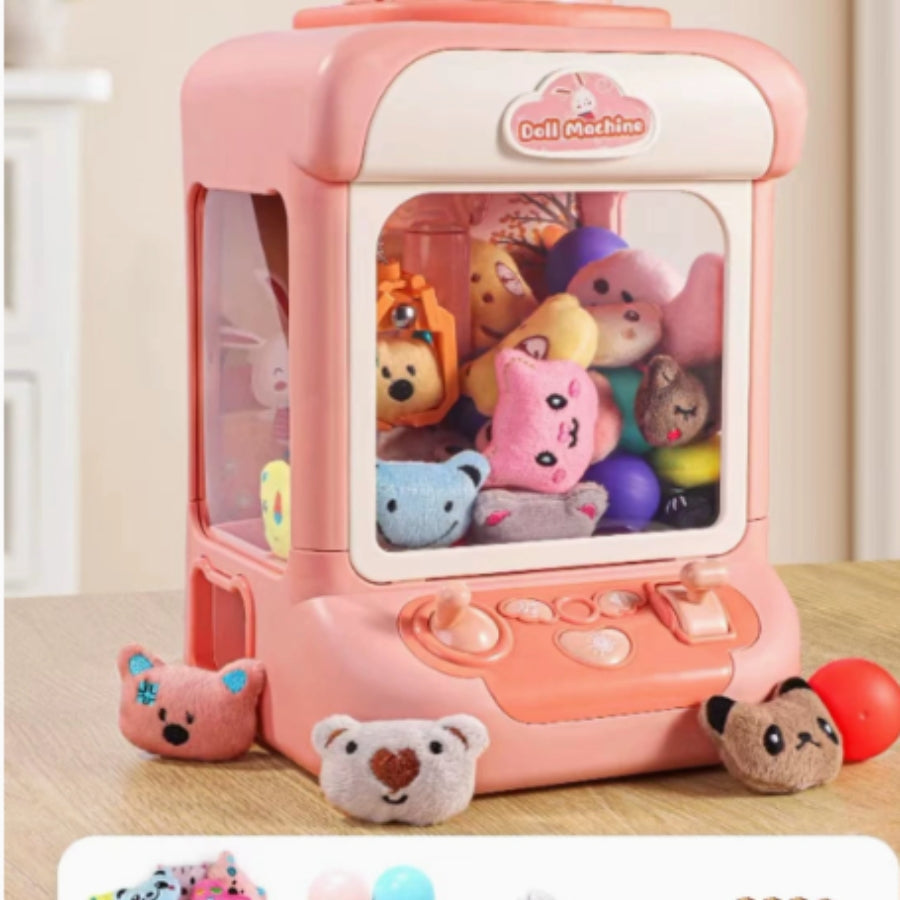Mini Claw Machine Arcade Toy With Lights Music Wireless Remote