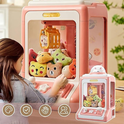 Mini Claw Machine Arcade Toy With Lights Music Wireless Remote