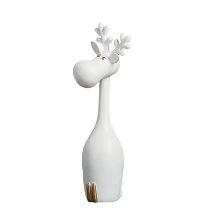 Minimalist Animal Sculptures Modern Home Decor Abstract Decorative Figurines