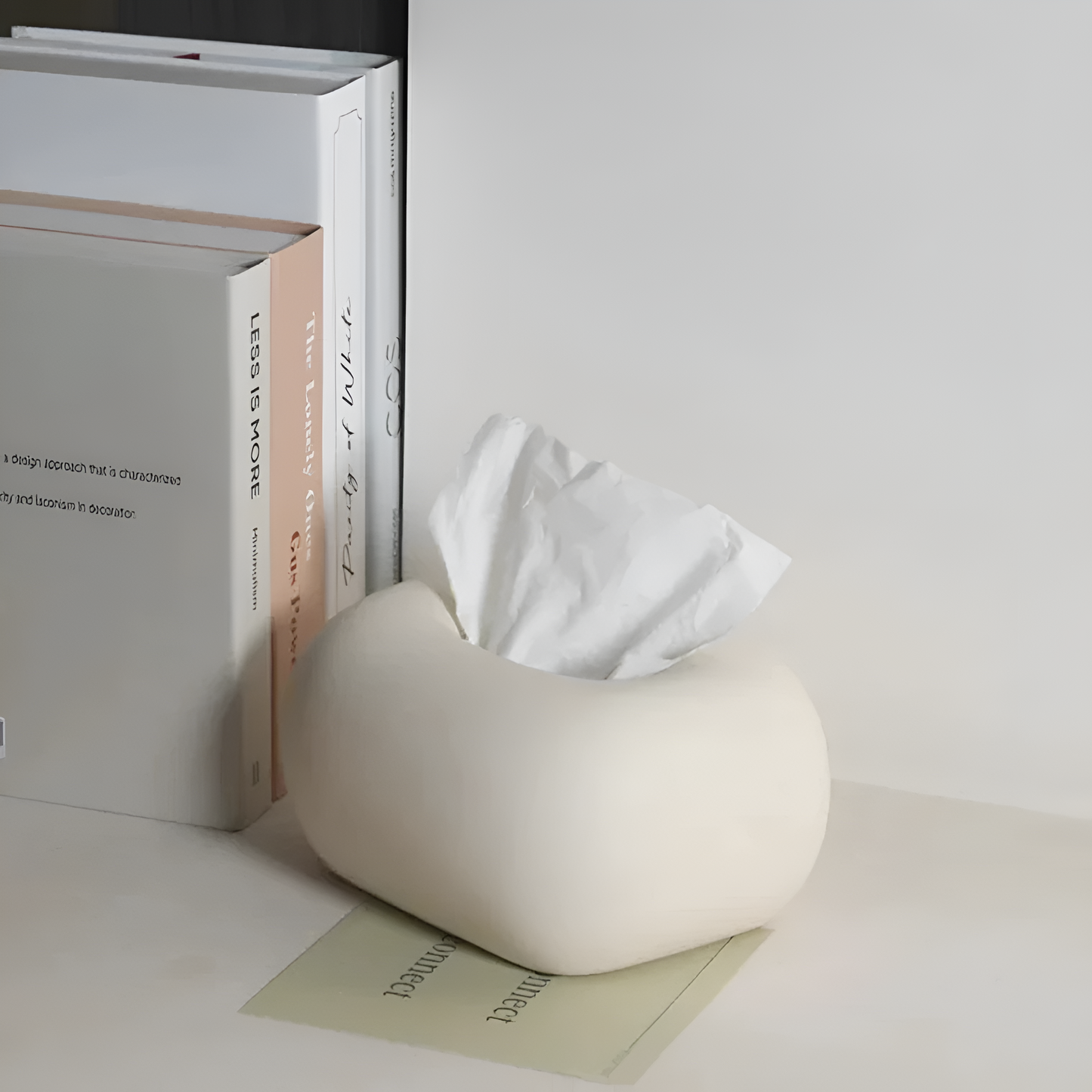 Minimalist Desk Tissue Holder Decorative Modern Tissue Box Cover
