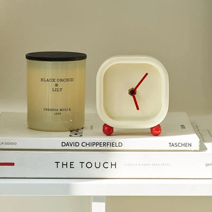 Minimalist Square Table Alarm Clock Silent Modern Desk Clock