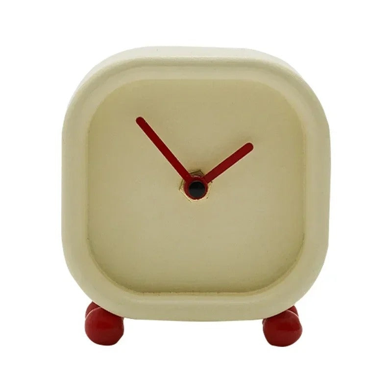 Minimalist Square Table Alarm Clock Silent Modern Desk Clock
