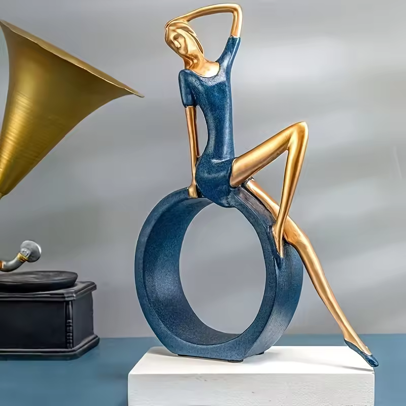 Modern Abstract Sculpture Home Decor Decorative Statue for Living Room Office