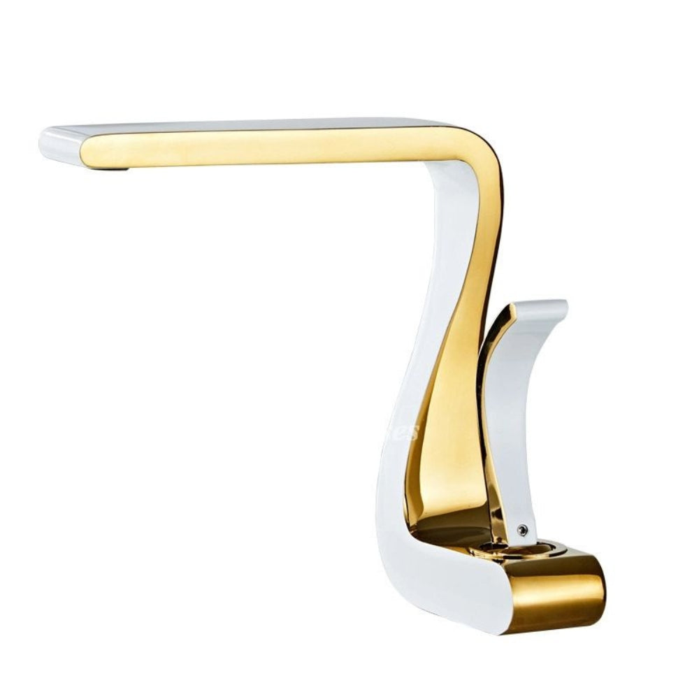 Modern Bathroom Faucet Single Handle Sink Tap Minimalist Design