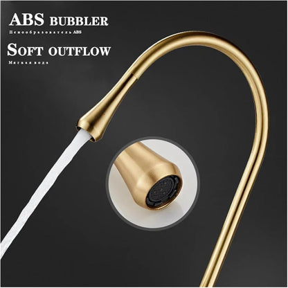 Modern Bathroom Faucet Single Lever Polished Basin Tap Minimalist Vanity Fixture