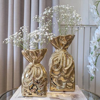 Modern Decorative Vase Elegant Flower Vase for Living Room, Table Decor & Floral Arrangements