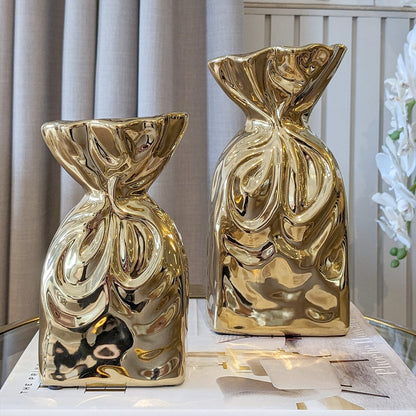 Modern Decorative Vase Elegant Flower Vase for Living Room, Table Decor & Floral Arrangements