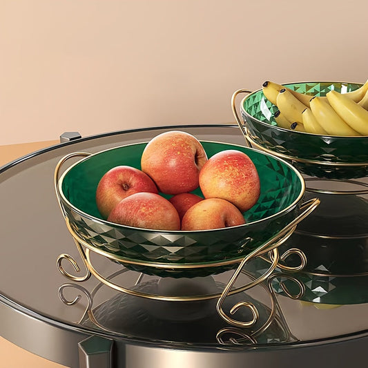 Modern Fruit Bowl Holder Minimalist Countertop Display Stand