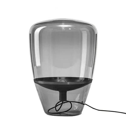 Modern Glass Table Lamp LED Bedside Lamp Elegant Glass Desk Lamp for Living Room Bedroom