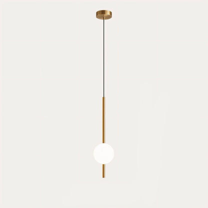 Modern Globe Pendant Light Elegant Hanging Ceiling Lamp for Bedroom Dining Room Living Room