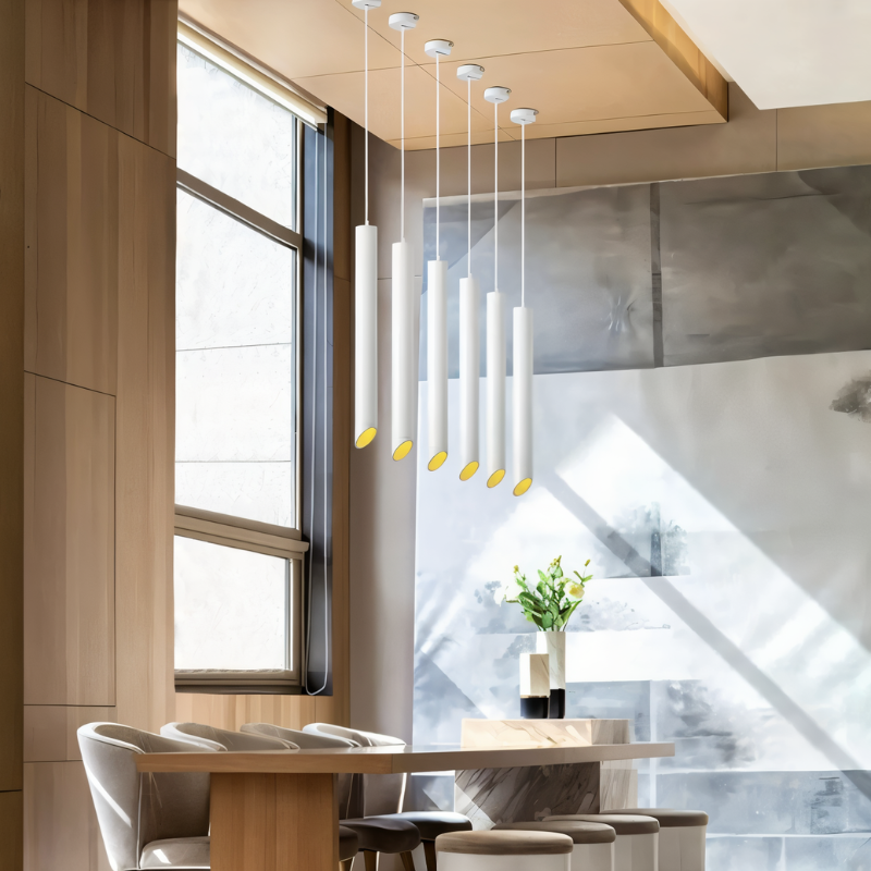 Modern Hanging LED Pendant Light Minimalist Dining Living Room Ceiling Lamp