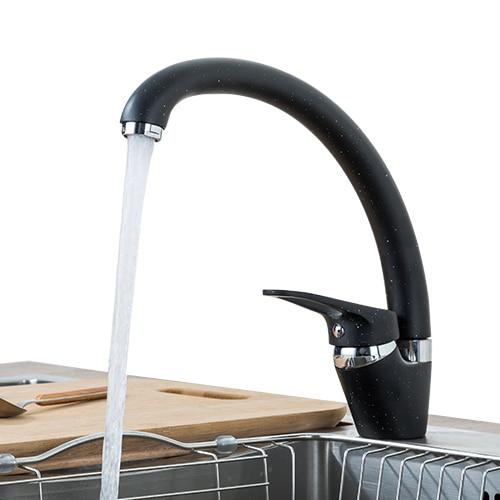 Modern Kitchen Faucet Flexible Spout Stainless Steel Sink Mixer Tap