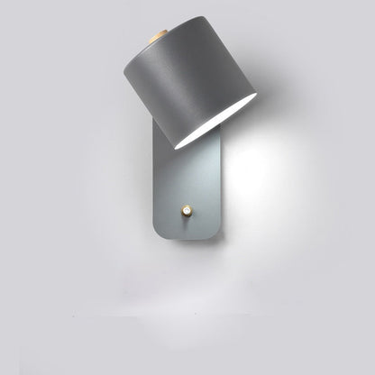 Modern LED Wall Lamp Switch Metal Design Indoor Lighting