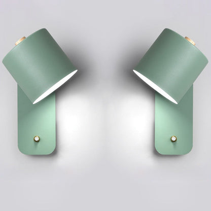Modern LED Wall Lamp Switch Metal Design Indoor Lighting