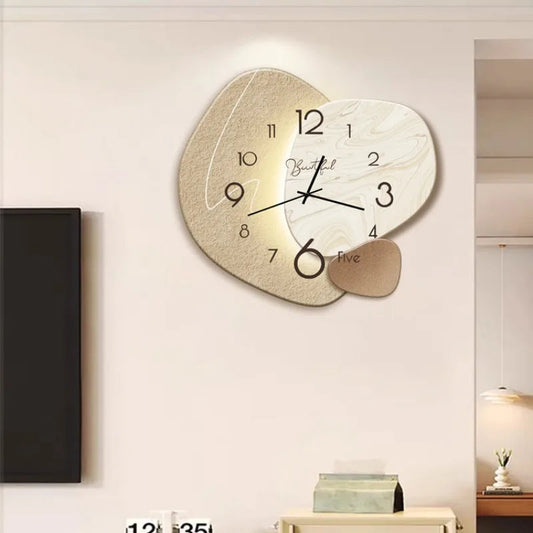 Modern Minimalist Wall Clock Elegant Decorative Wall Clock for Living Room Office Home