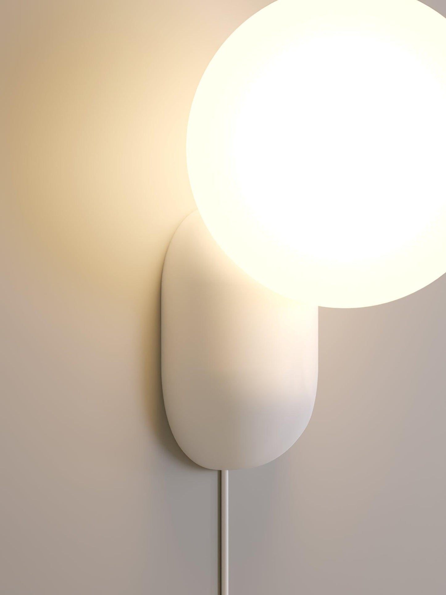 Modern Resin LED Wall Lamp Elegant Energy Efficient Wall Lighting
