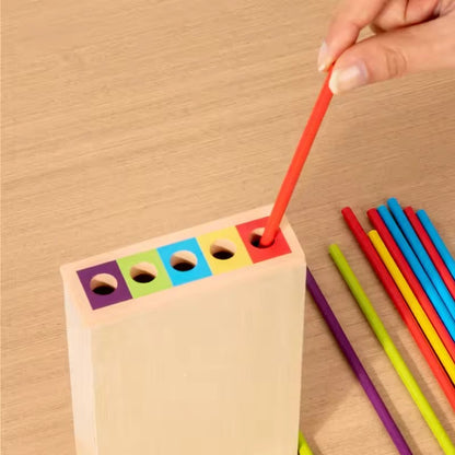 Montessori Counting Stick Tower Educational Stacking Coordination Toy