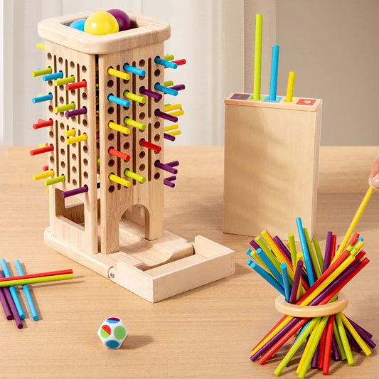Montessori Counting Stick Tower Educational Stacking Coordination Toy
