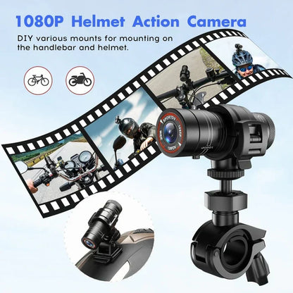 Motorcycle Helmet Action Camera Full HD Wide Angle Recording
