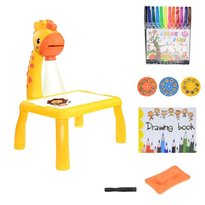 Multifunction LED Drawing Board for Kids with Projector Light Effects and Music