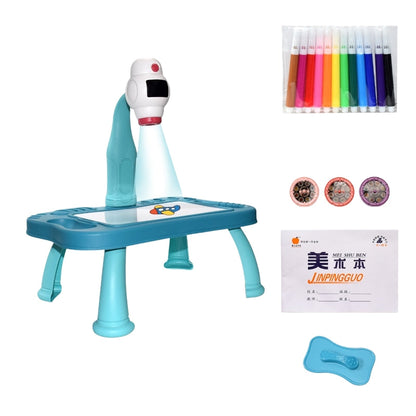 Multifunction LED Drawing Board for Kids with Projector Light Effects and Music
