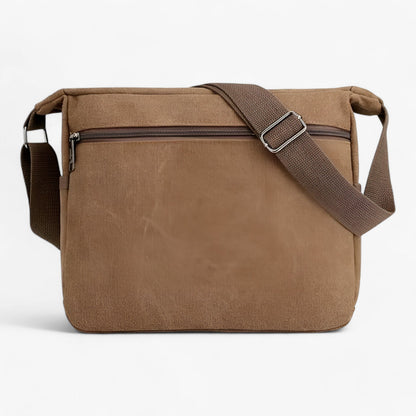 Multifunctional Canvas Shoulder Bag for Men Large Capacity Everyday Carry