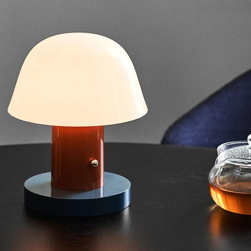 Mushroom Table Lamp Decorative Ambient Bedside Desk Light Bedroom Nightstand