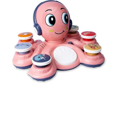 Musical Octopus Toy with Interactive Lights Rotating Movement and Sound Play for Toddlers