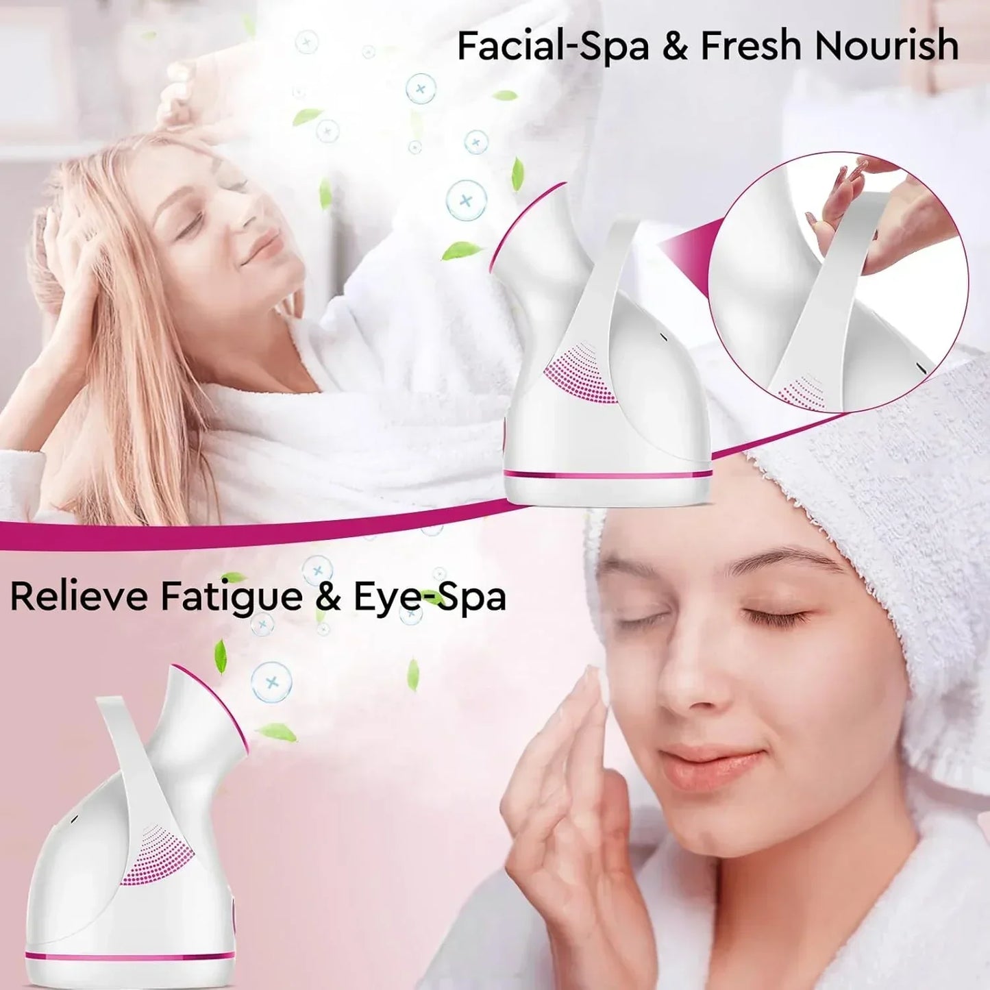 Nano Ionic Facial Steamer Deep Hydration Pore Care Device