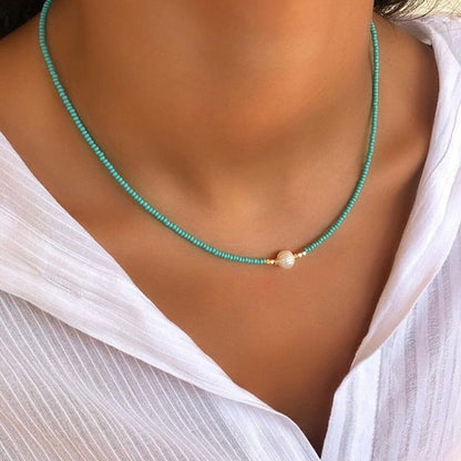 Natural Pearl Necklace Timeless Elegant Handmade Jewelry