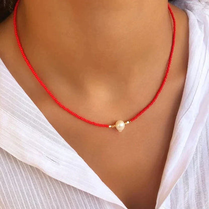 Natural Pearl Necklace Timeless Elegant Handmade Jewelry