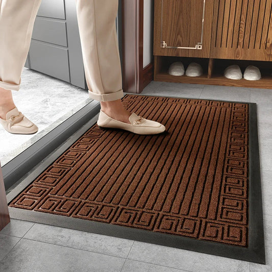 Non Slip Entrance Door Mat Dust Proof Indoor Floor Mat Durable Entryway Rug
