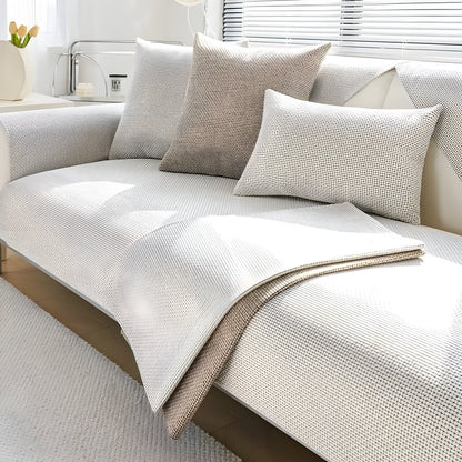 Non Slip Sofa Cover Soft Couch Protector Nordic Style