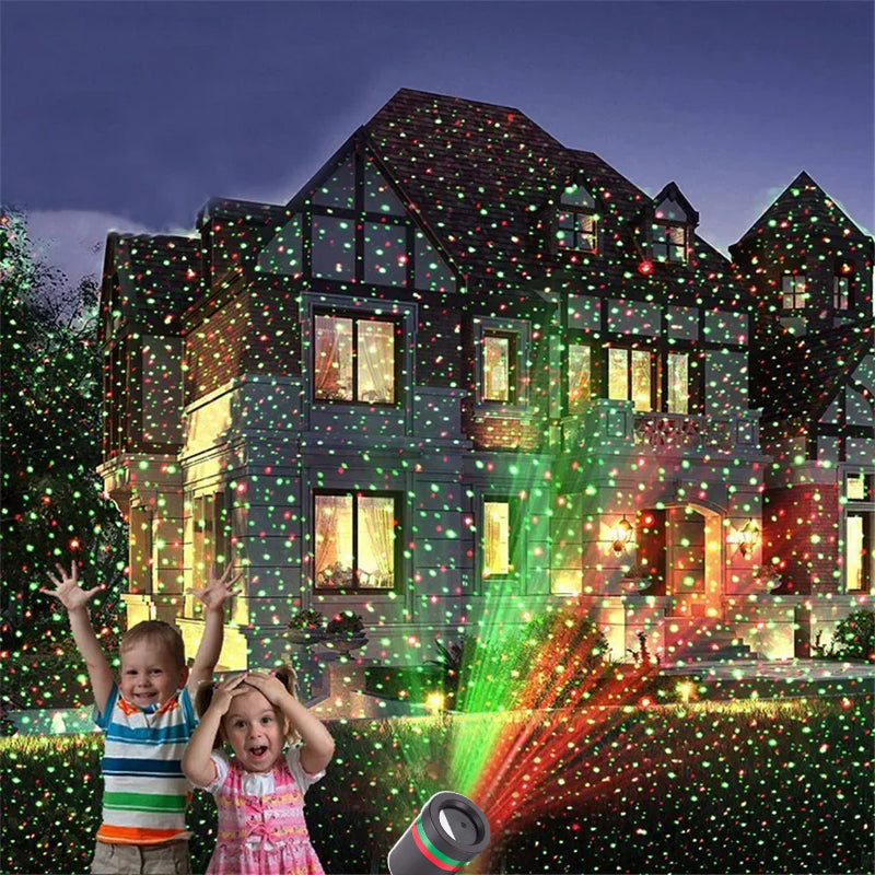 Outdoor Laser Projector Christmas House Light Decoration
