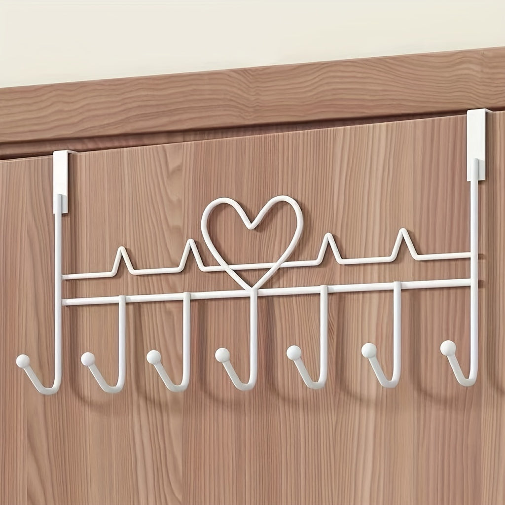 Over Door Hook Rack Modern Door Hanger Organizer for Coats Towels and Accessories