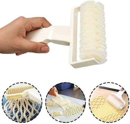Pastry Dough Lattice Roller Cutter Decorative Baking Tool for Pie Crust Cookies and Desserts