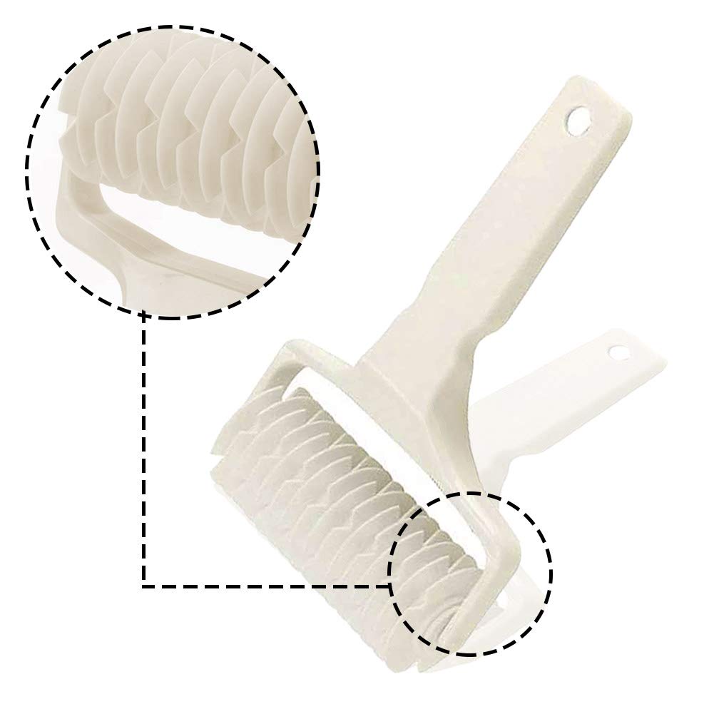 Pastry Dough Lattice Roller Cutter Decorative Baking Tool for Pie Crust Cookies and Desserts