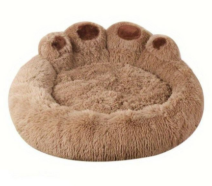 Paw Shape Pet Bed Washable Dog Bed Soft Plush Cat Bed Non Slip Pet Cushion