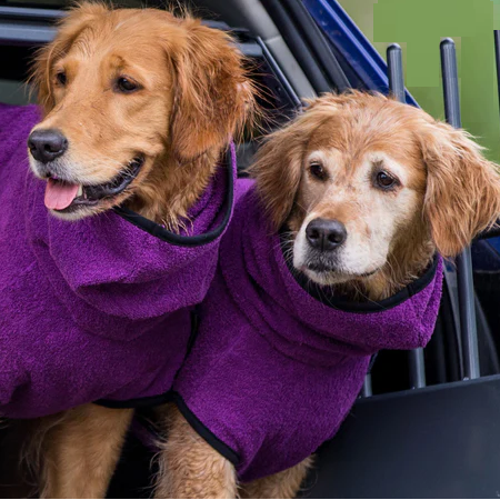 Pet Bathrobe Dog Cat Quick Dry Warm Towel Coat After Bath Shower